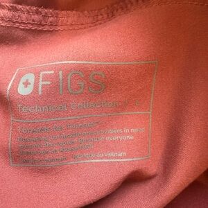 Figs Women's Dark Cherry Scrub Top